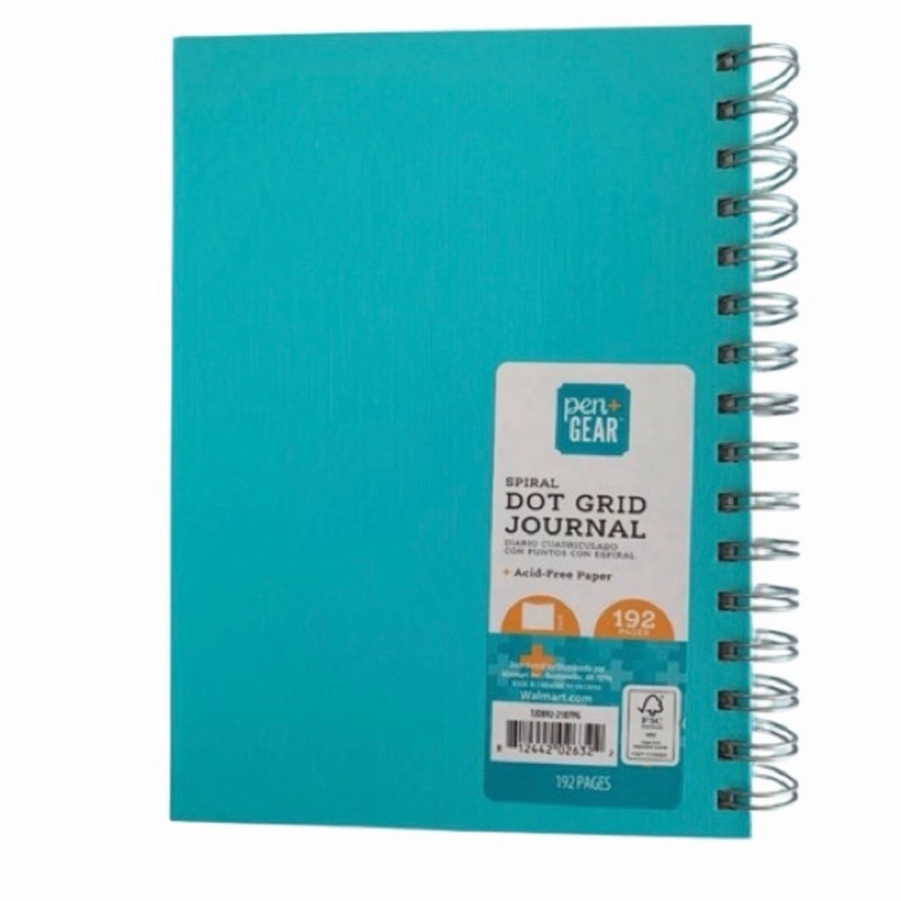 PEN+GEAR Journal Set 2 Turquoise Notebooks Dot Grid Spiral Wide Ruled Pineapple - Picture 11 of 14